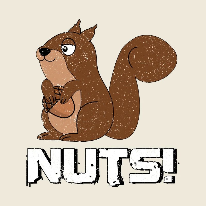 Süßes hungriges Eichhörnchen