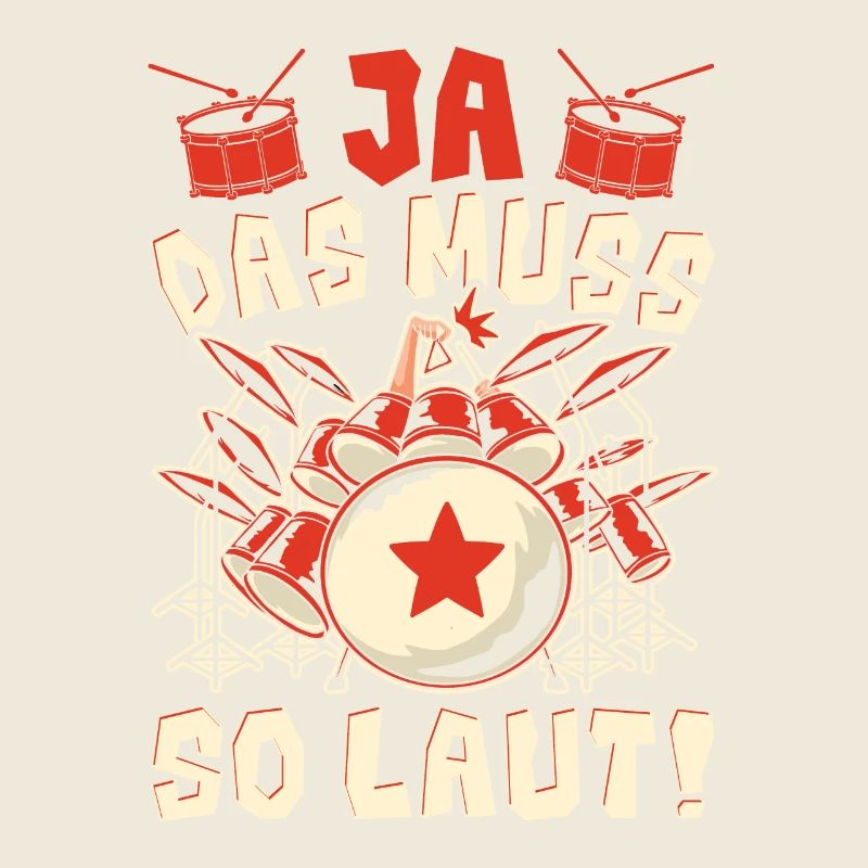 Ja das muss so laut Geschenkidee Schlagzeuger