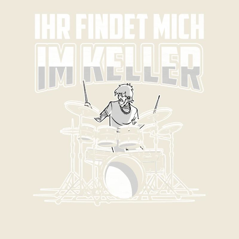 Schlagzeuger Geschenkidee Keller