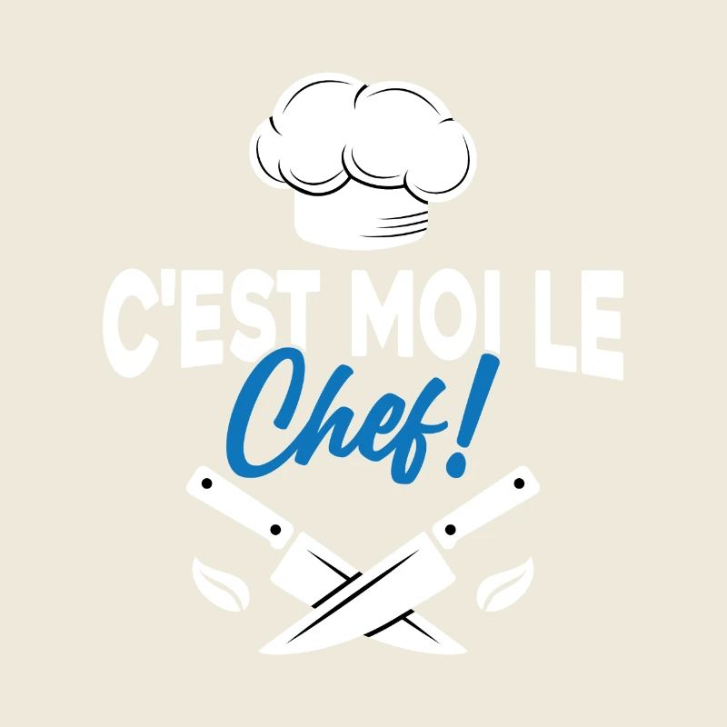 C'est moi le chef Toque de cuisinier