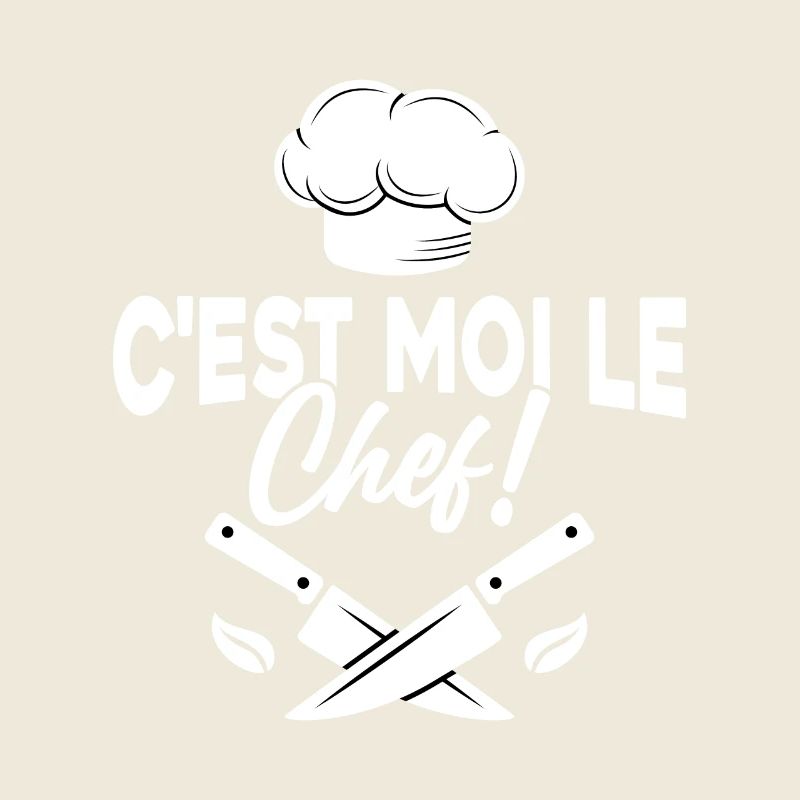 C'est moi le chef Toque de cuisinier