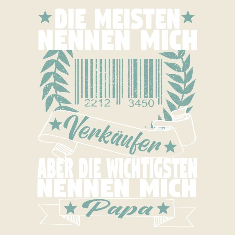 Verkäufer Vatertag Einzelhandel Einzelhändler Papa