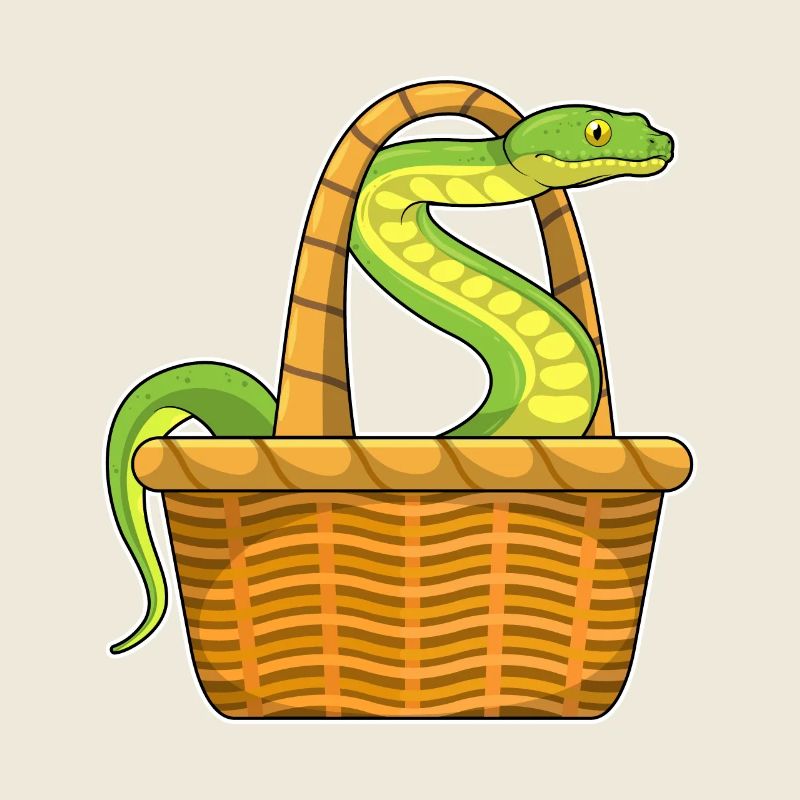 Panier serpent