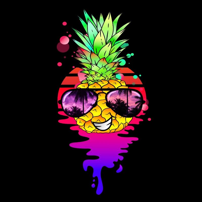 Drôle d’ananas rétro
