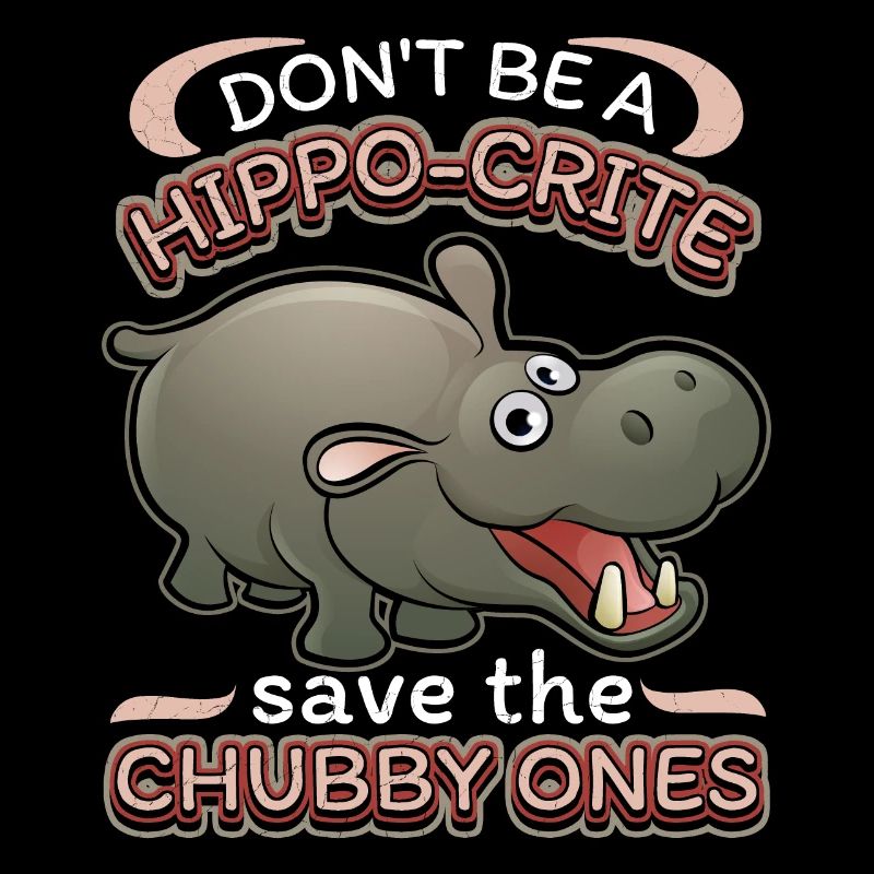 Lustiges Nilpferd, Flusspferd Nilpferd-Pun, Spruch