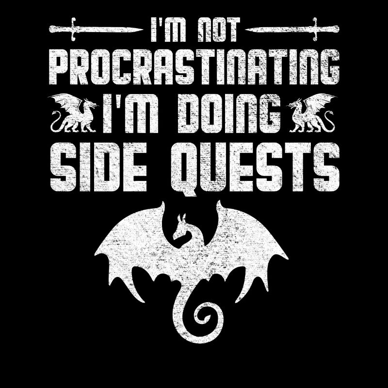 Ich procastiniere nicht, ich mache Side Rpg Gamer