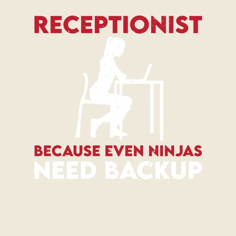 Funny receptionist saying