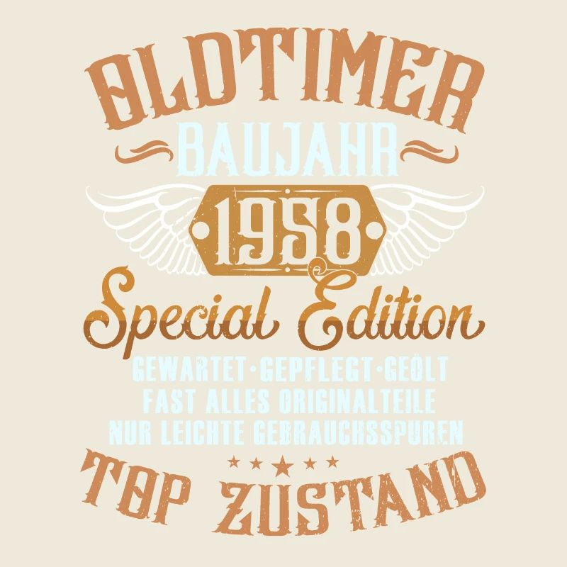 Geburtstag - Oldtimer 1958