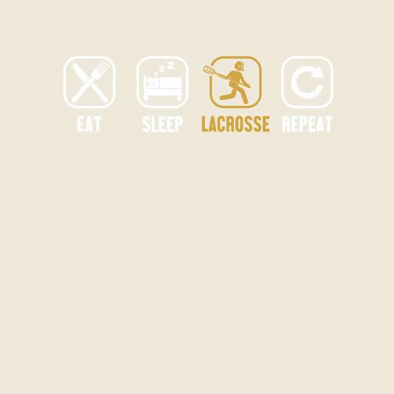 Eat Sleep Lacrosse Repeat Polocrosse Intercrosse