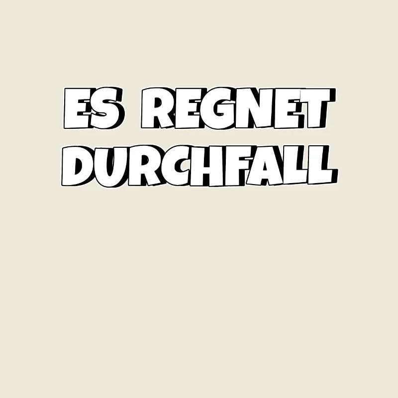 Es regnet Durchfall