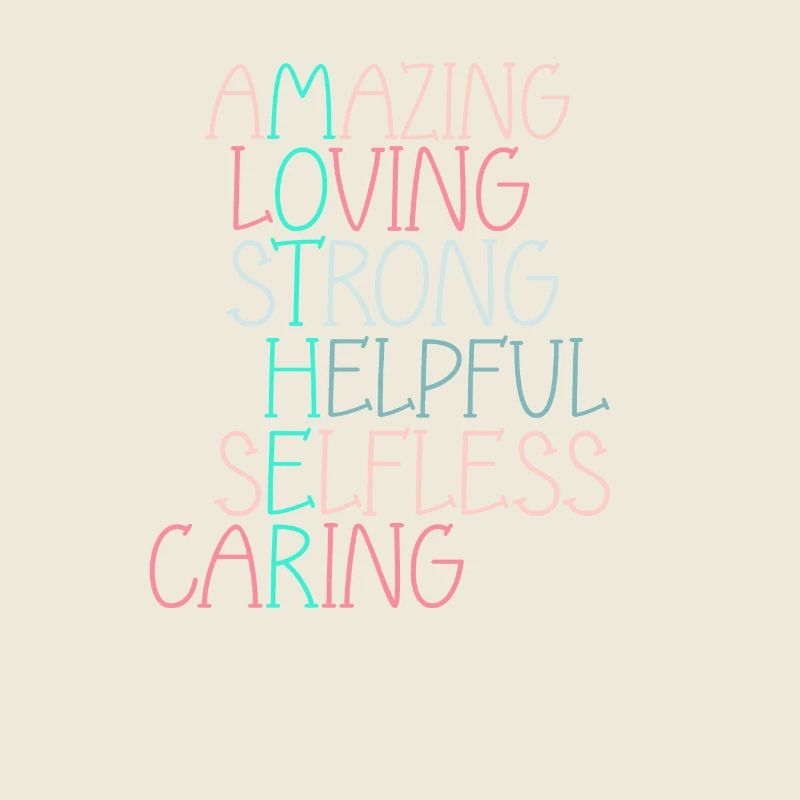 Muttertag Süße Zitate - Mutter-Akronym