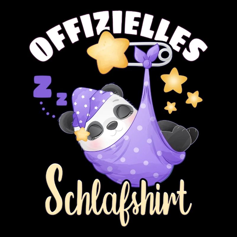 Offizielles Schlafshirt, schlafender Panda