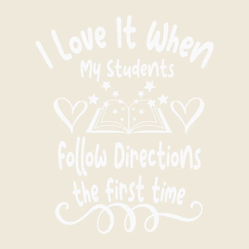 Students follow instructions the first time