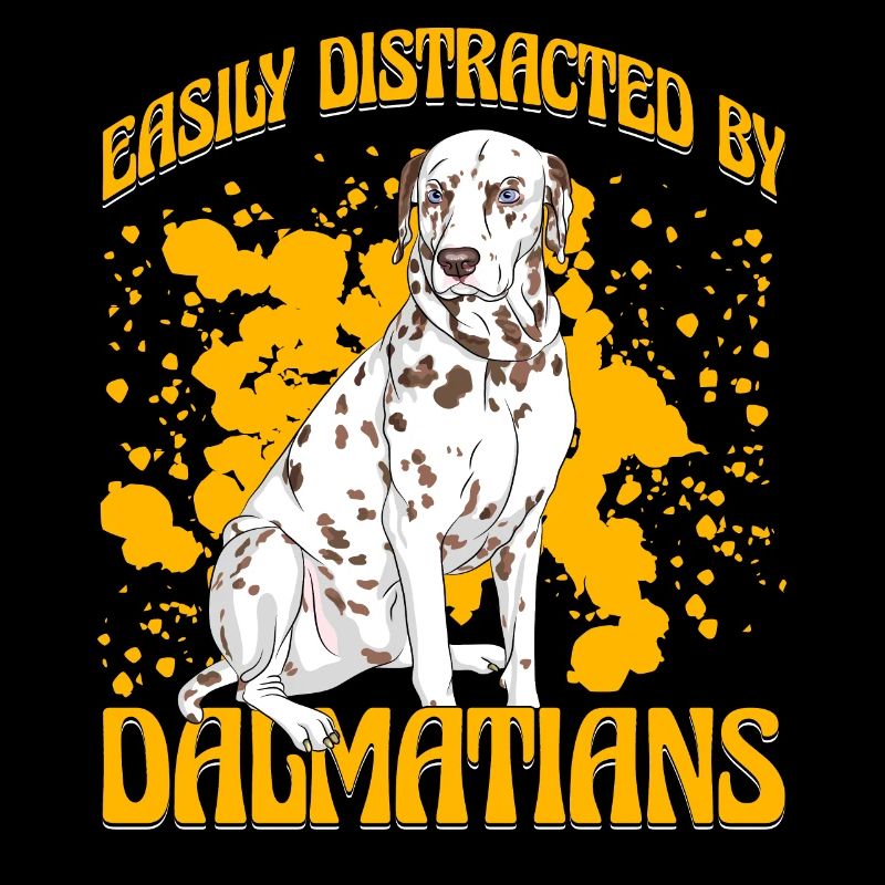 Facilement distrait mes Dalmatiens