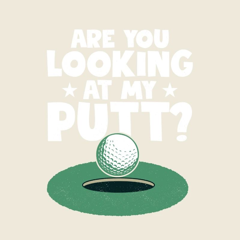 Regardez-vous mon putt? Golfing Golf