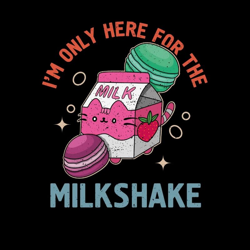 Japanisch Getränk Kawaii Milkshake Erdbeere
