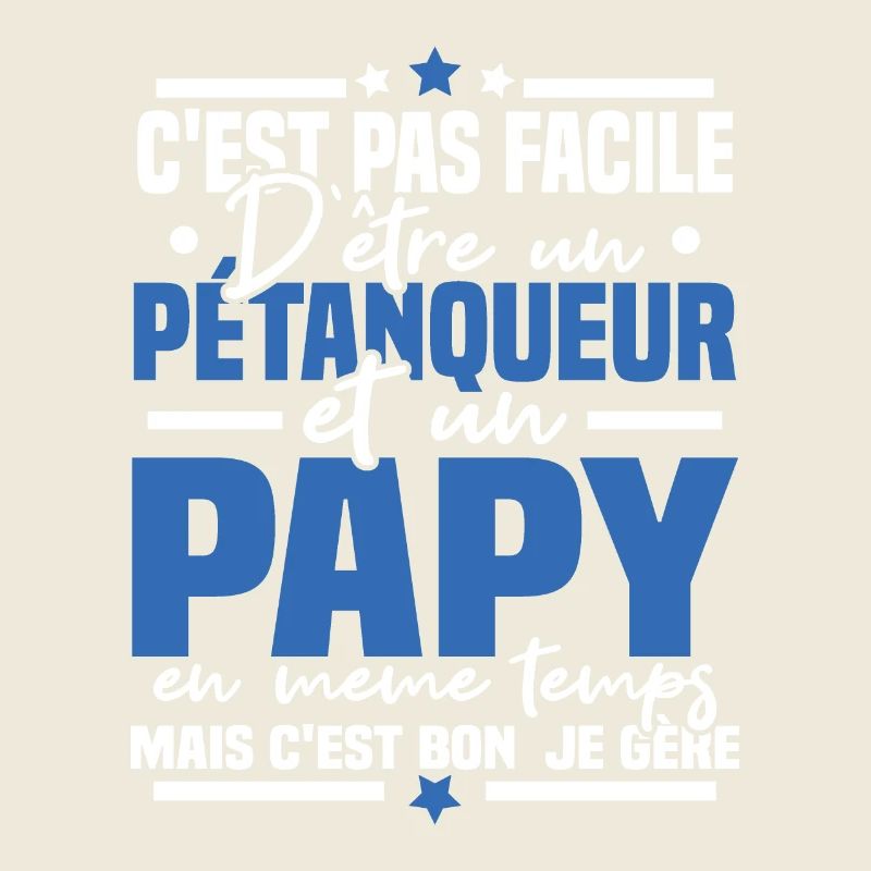 Pétanqueur et Papy