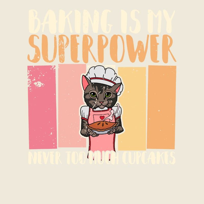 Katze Hobbybäcker Dessert Backen Bäcker