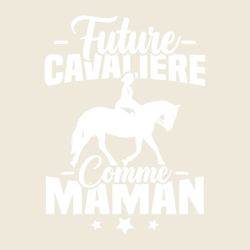 Future cavalière comme maman