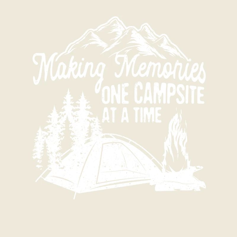 Creating memories - a campsite after the