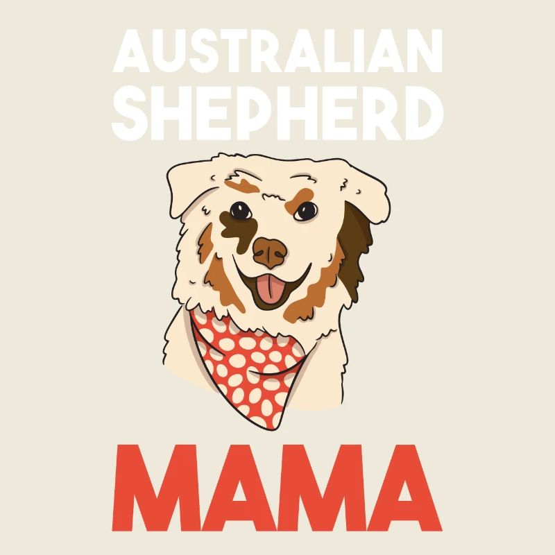 Dog Australian Shepherd Mama