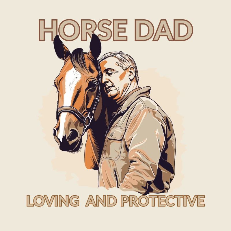 Horse Dad - Cheval aimant et protecteur