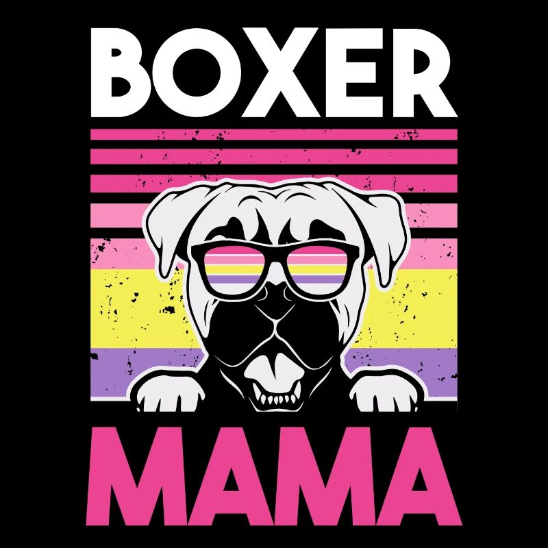 Hund Boxer Mama