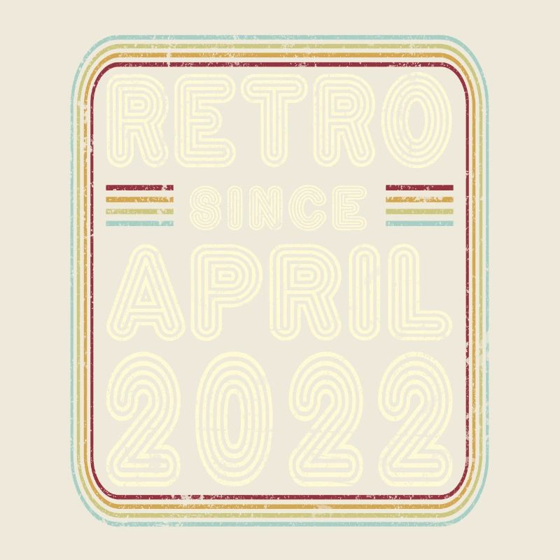 Geburtstag April 2022 Retro Geschenk
