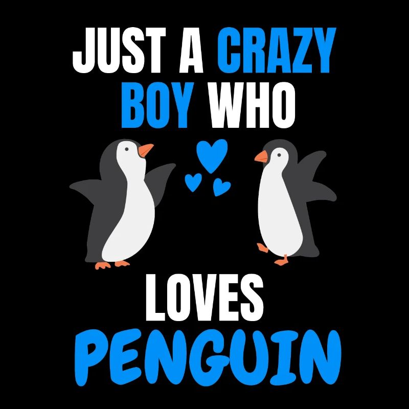 Verrückter Junge Antarktis Tier Geschenk Pinguin