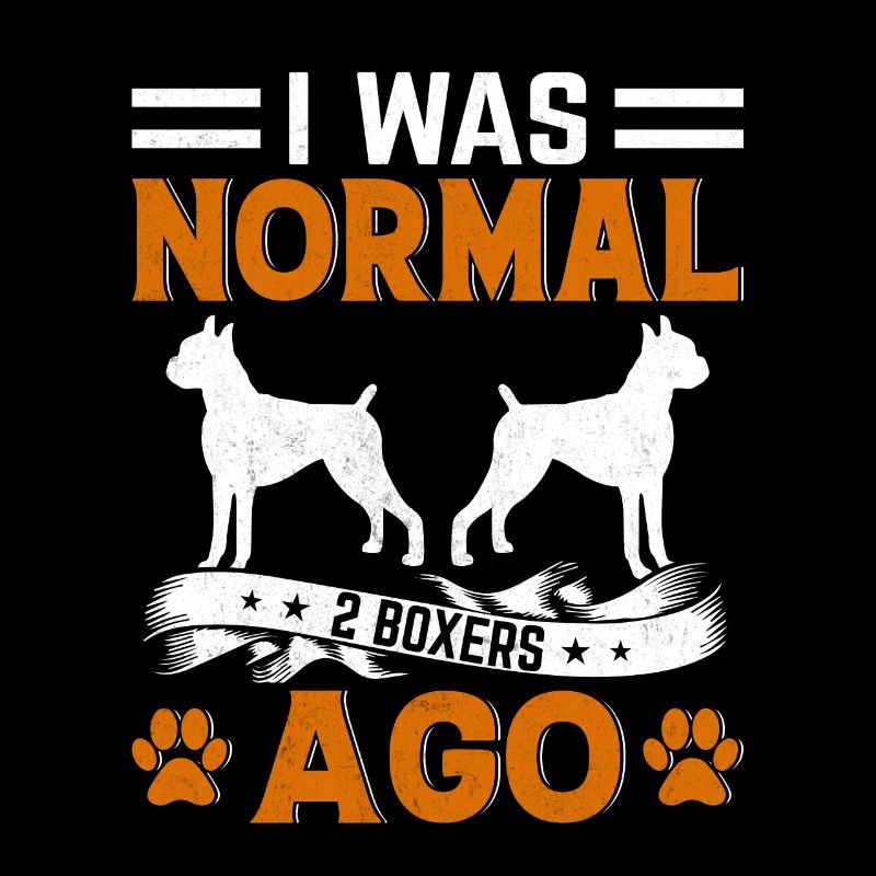 J’étais normal il y a 2 boxeurs