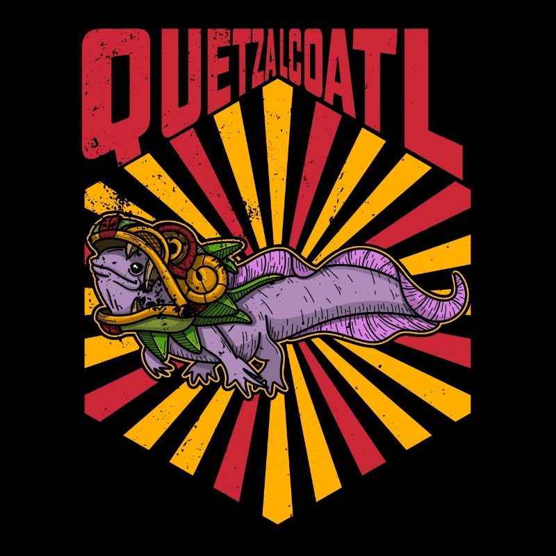 Quetzalcoatl Axolotl Mexique Divinité Aztèque