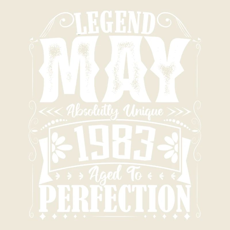 May 1983. Birthday May 1983. Gift May 1983.