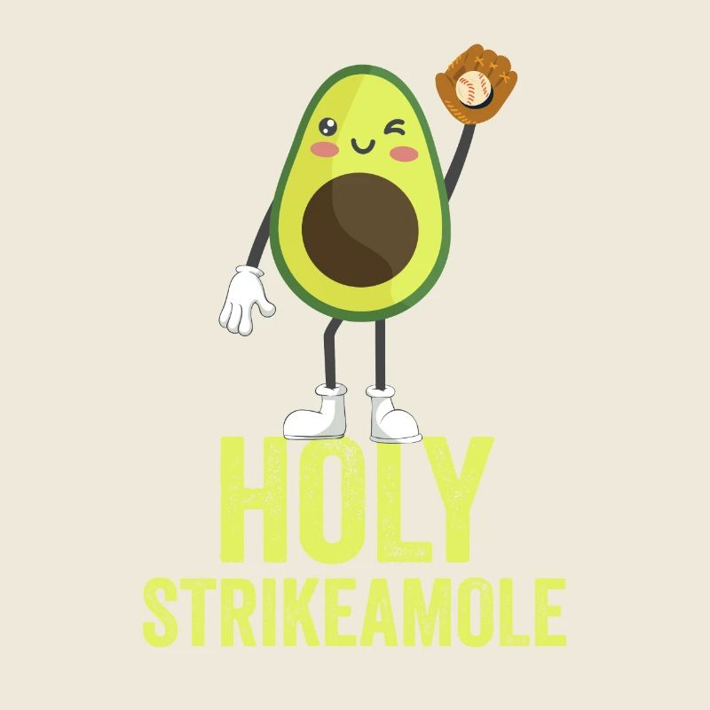 Holy Strikeamole Baseball Softball Avocat