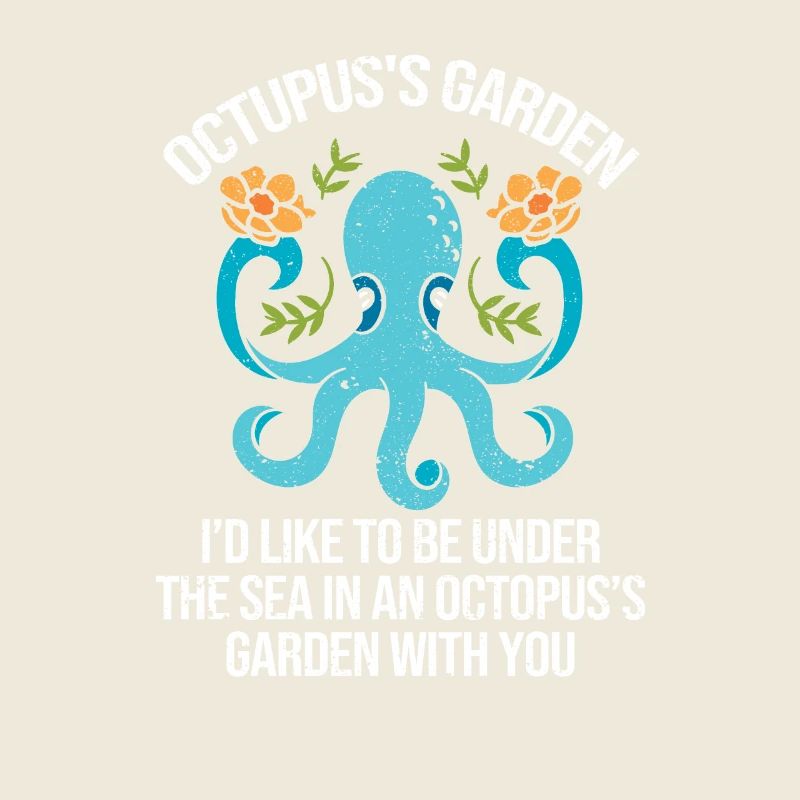 Octopus’s Garden Fun Jardinage Octopus Octopus Octo