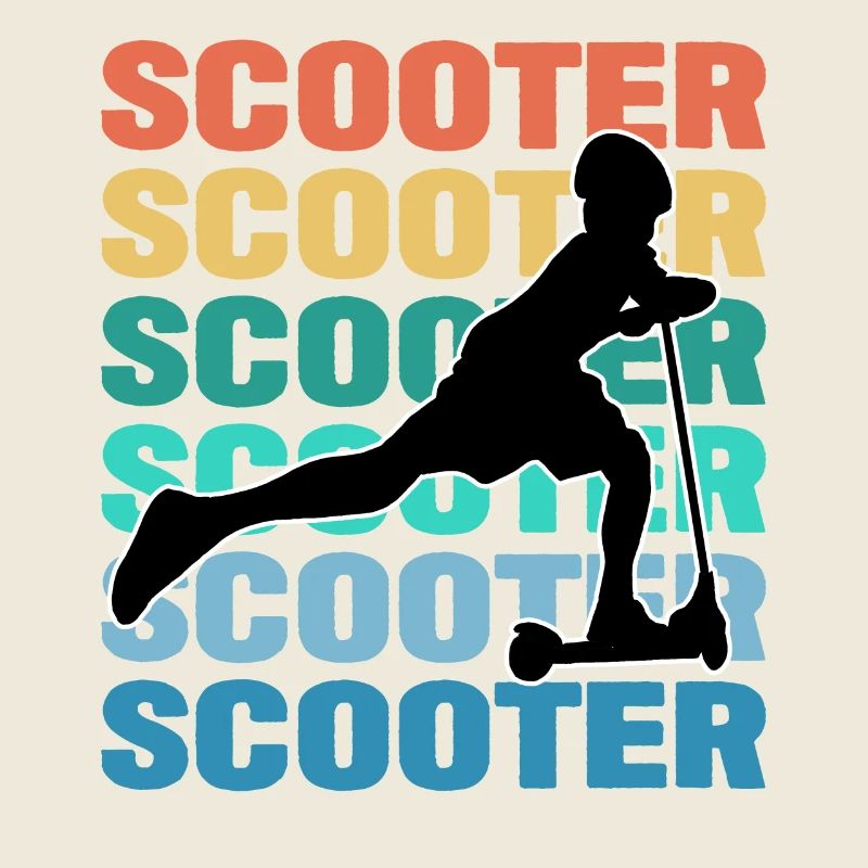 Scooter coloré