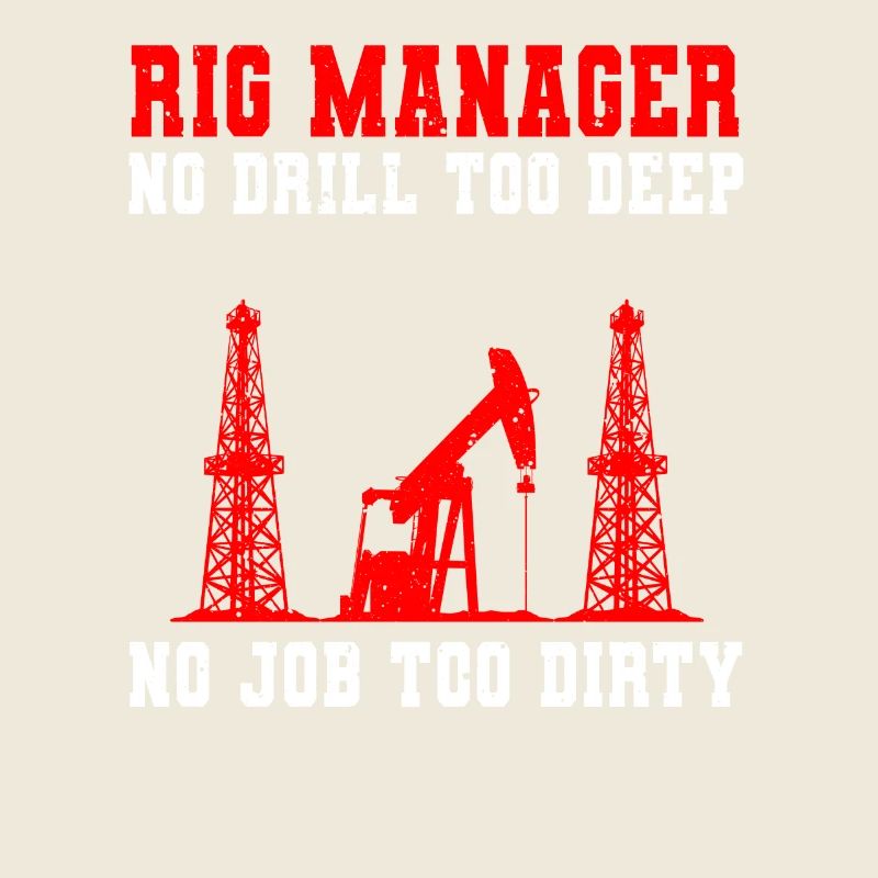 Lustiger Rig Manager Der Ölindustrie
