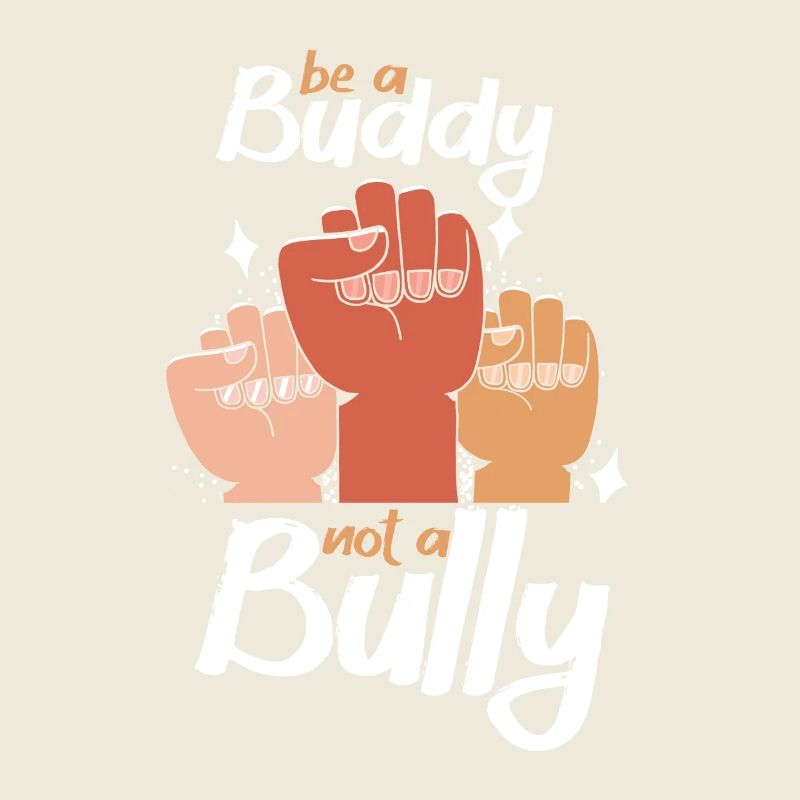 Sei ein Kumpel, kein Mobber Anti-Mobbing