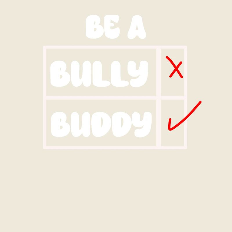 Sei ein Kumpel, kein Mobber Anti-Mobbing