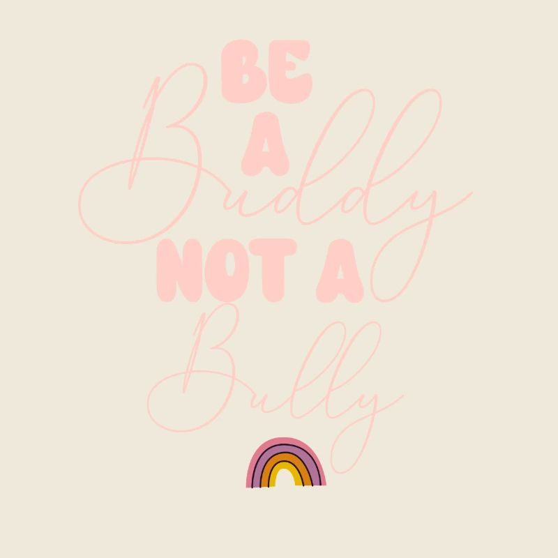 Sei ein Kumpel, kein Mobber Anti-Mobbing