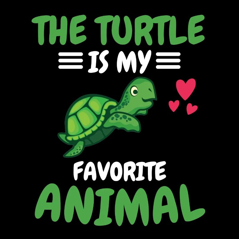 Lieblingstier Meerestier Tier Geschenk Schildkröte