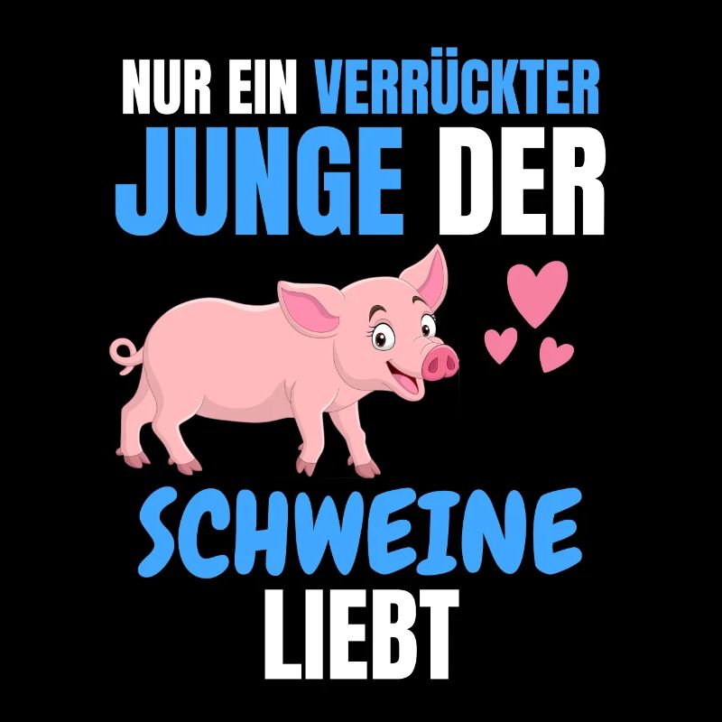 Bauernhof Tier Bauer Jungs Geschenk Schwein