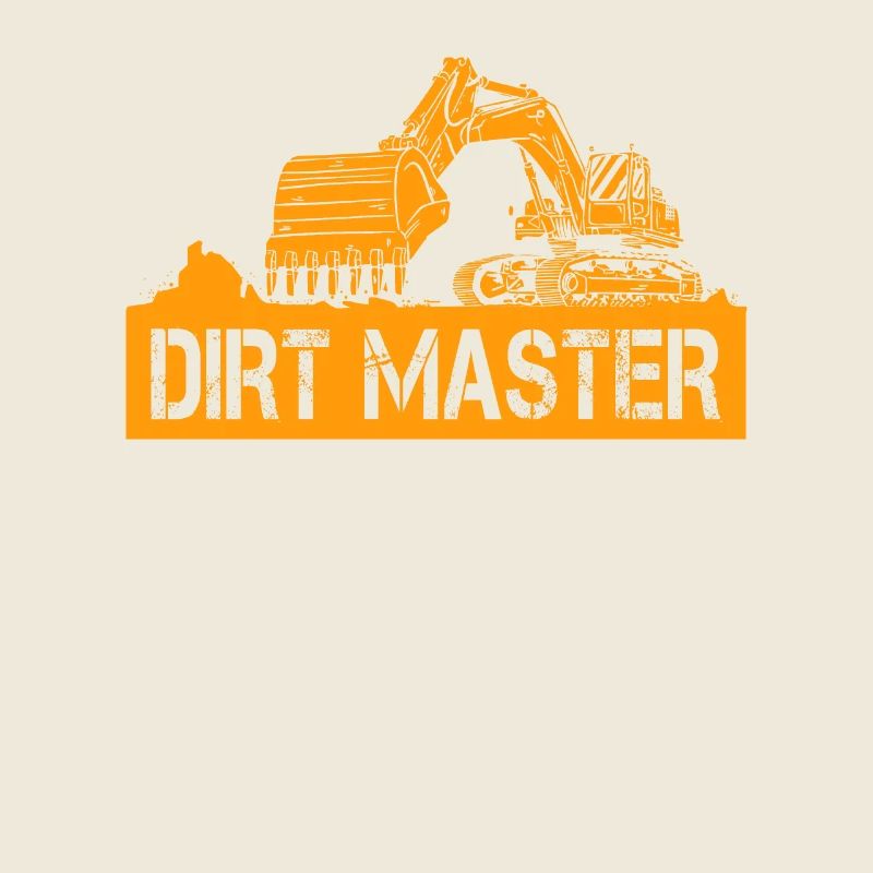 Dirt Master Design Baggerfahrer