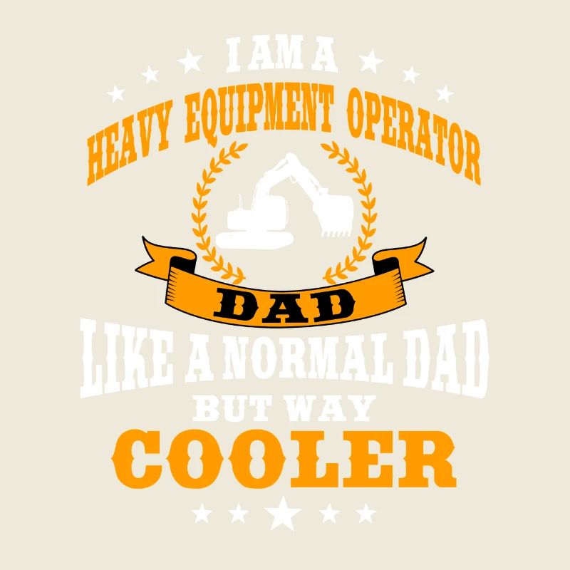 Papa conducteur de pelle