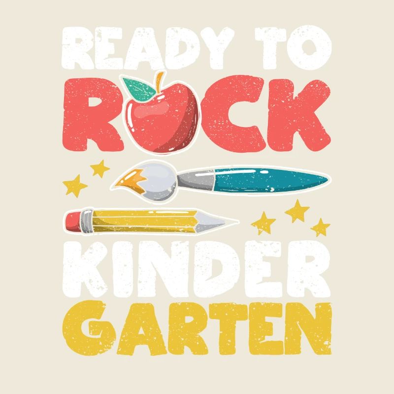 Ready To Rock Kindergarten First Day Back School