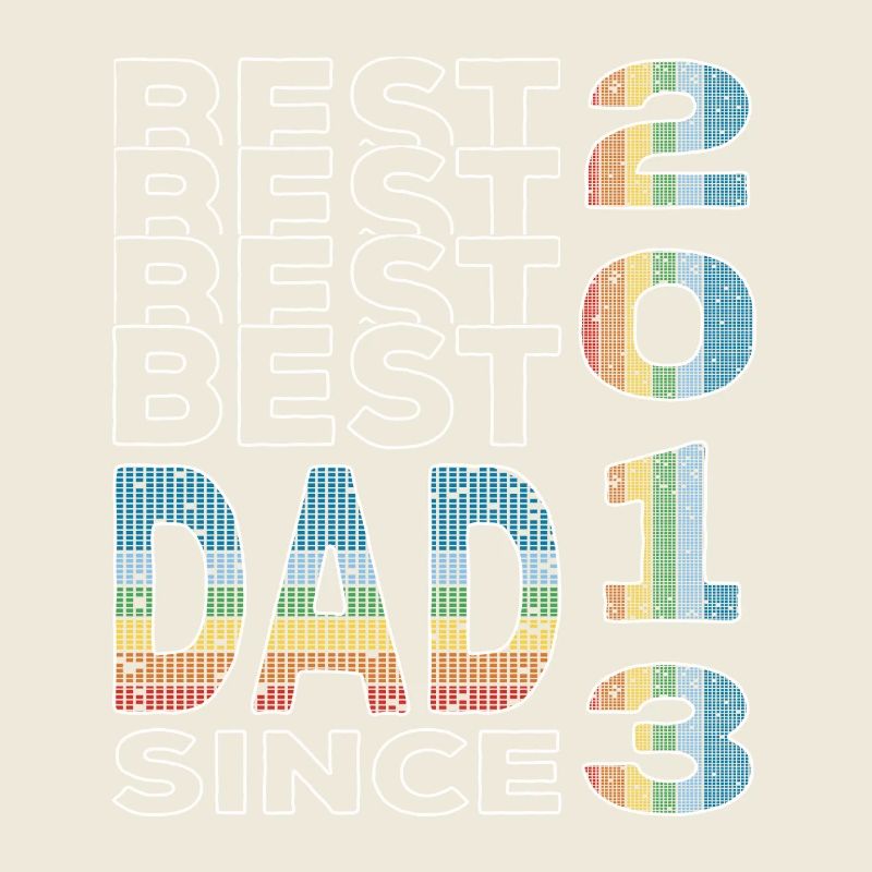 Bester Papa der Welt seit 2013 Vatertag Geburtstag