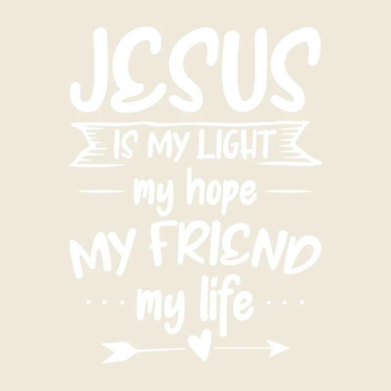 Jesus is my light, my hope, more Christian