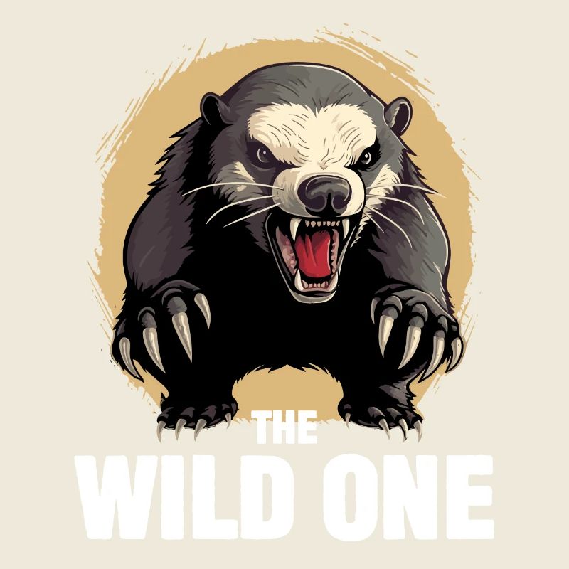 Honigdachs Der Wilde