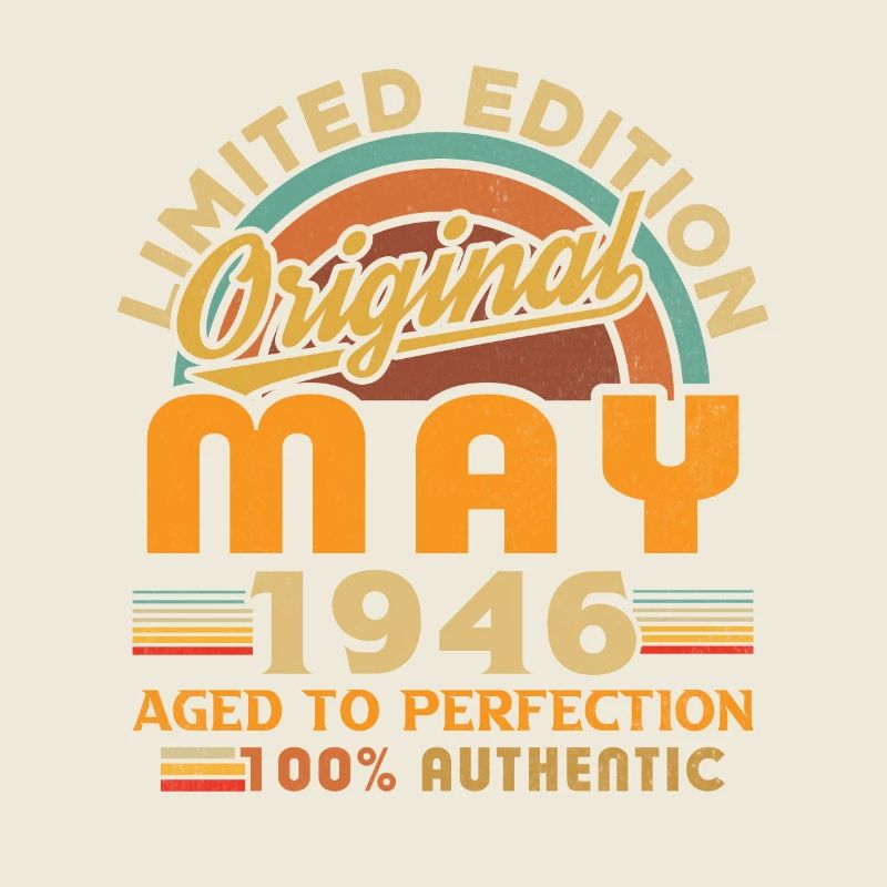 Mai 1946 Geboren Mai 1946 Geburtstagsgeschenk