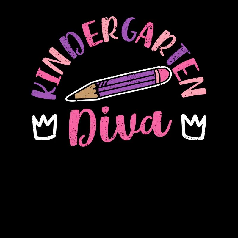 Mädchen Kindergarten Diva Erster Kindergartentag