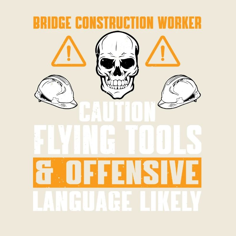 Bridge construction workers